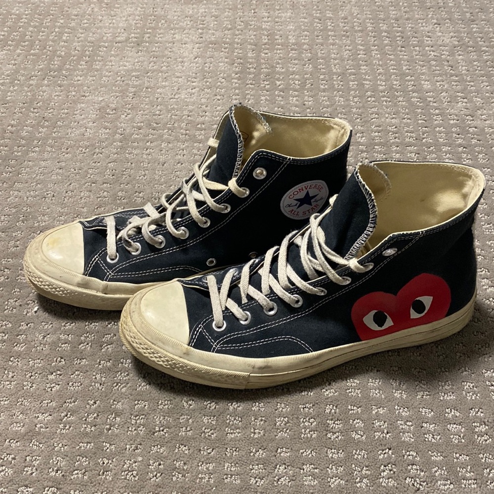 CDG Converse high tops